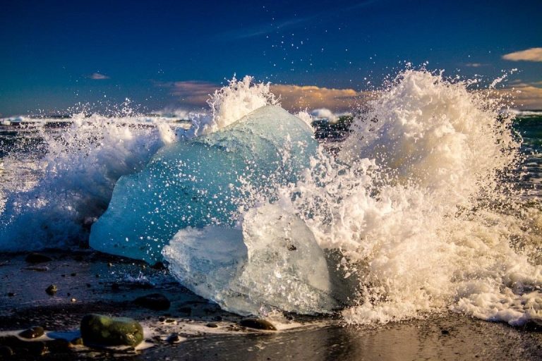 Diamond Beach - one of the main sights on the Glacier Lagoon Tour