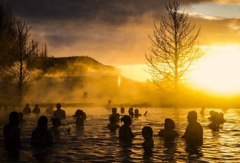 Secret Lagoon - one of the main sights on the Iceland Golden Circle Tour